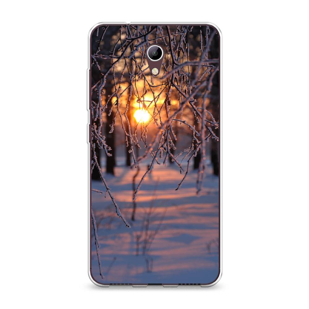 

Чехол на ZTE Blade A510 "Зима 7", Оранжевый;розовый;черный, 130150-2