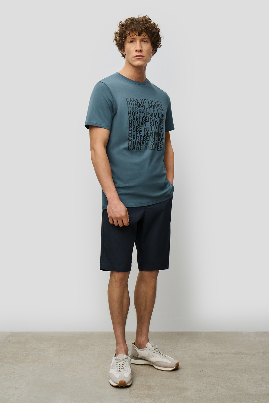 

Шорты мужские Baon B8223002 синие 3XL, Синий, B8223002