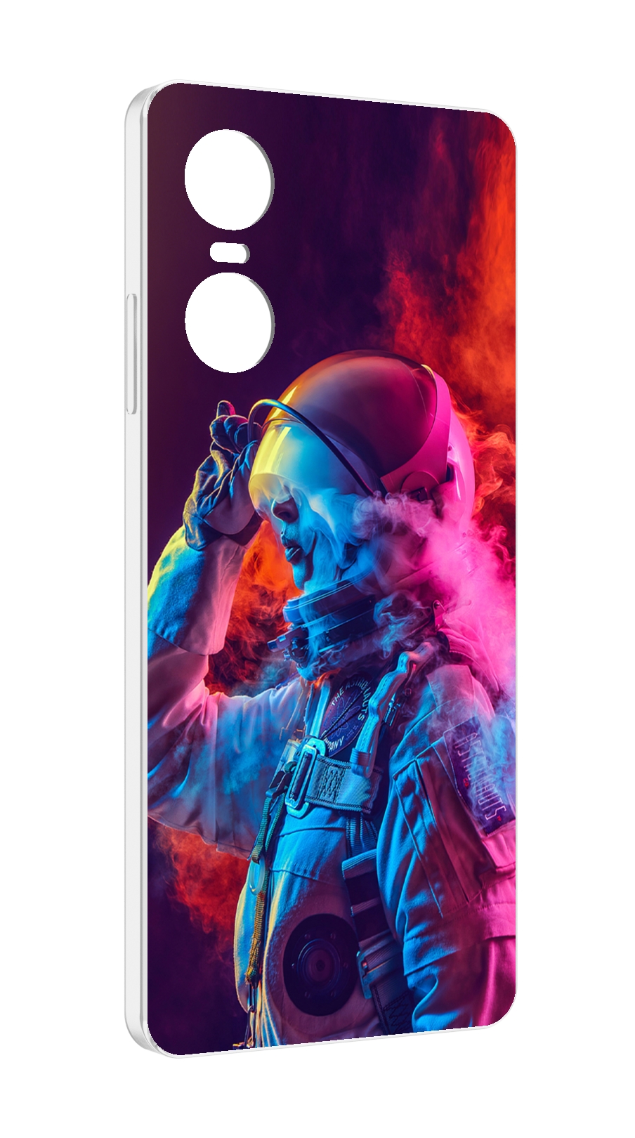 

Чехол Mypads Астронавт В Дыму Для Tecno Pop 6 Pro, Прозрачный, Tocco