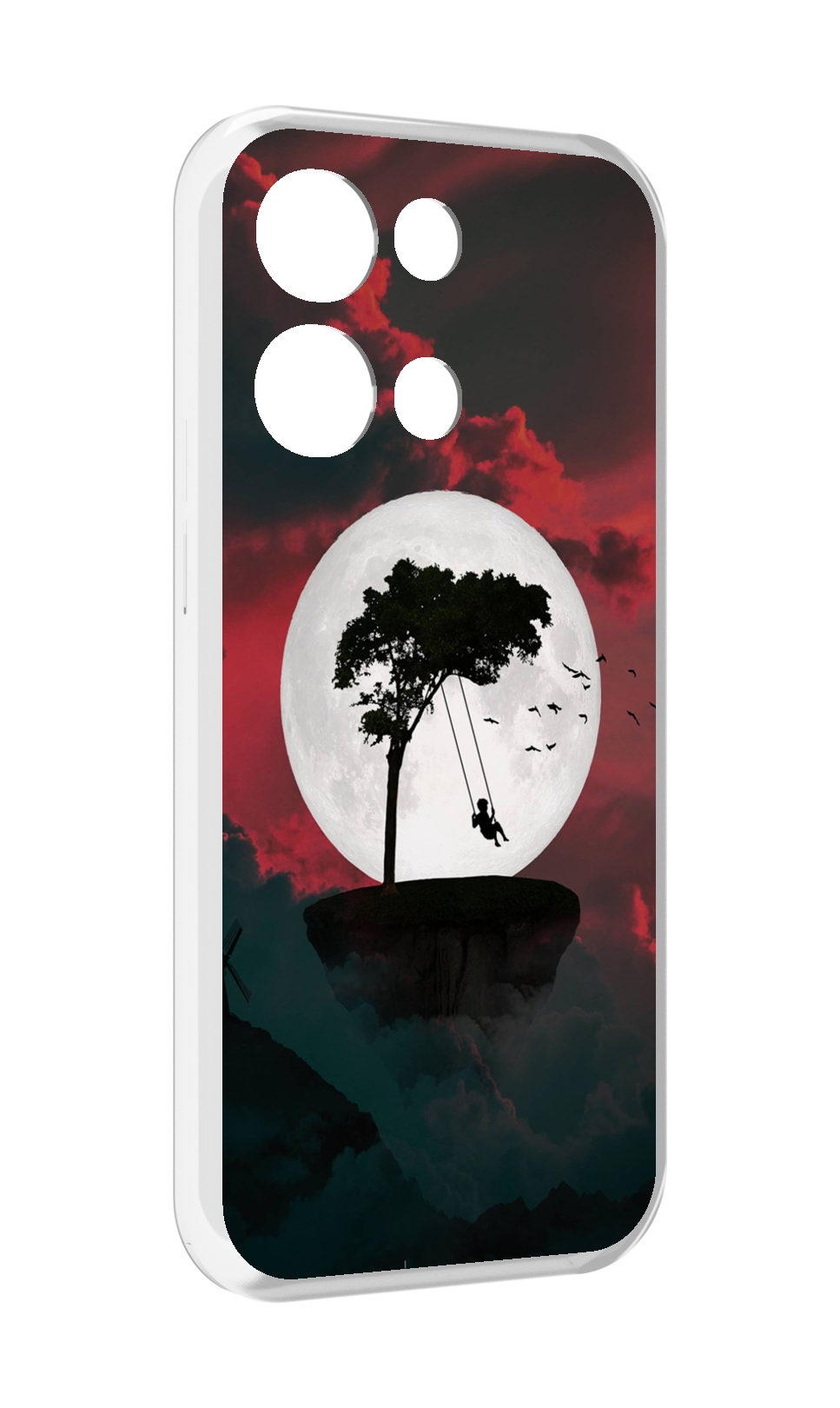 

Чехол MyPads качели-над-пропастью для OPPO Reno8 Pro, Прозрачный, Tocco