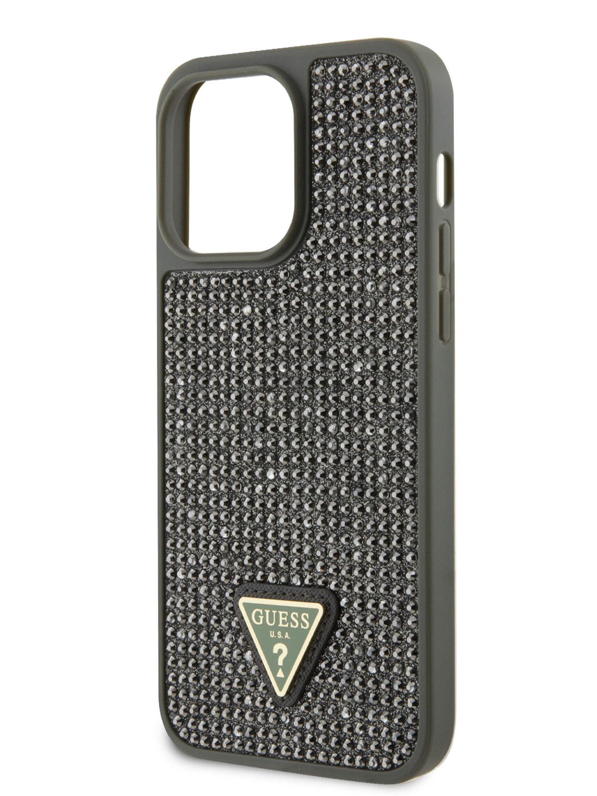 

Чехол Guess для iPhone 14 Pro Max со стразами Green, Зеленый, Diamond Rhinestone