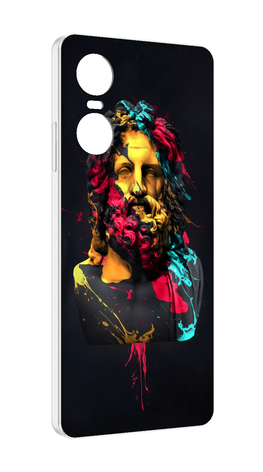 

Чехол Mypads Арт-Статуя-Краски Для Tecno Pop 6 Pro, Прозрачный, Tocco