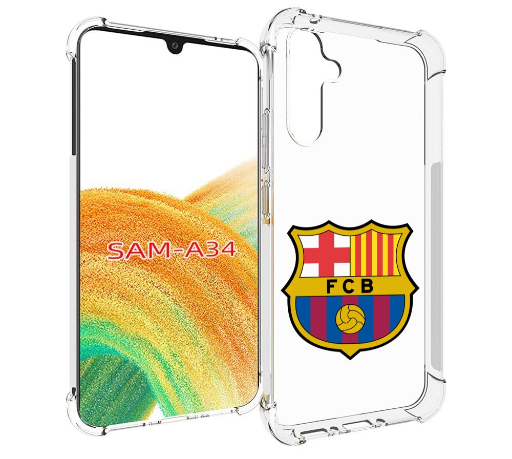 

Чехол MyPads ФК FCB Барселона для Samsung Galaxy A34, Tocco