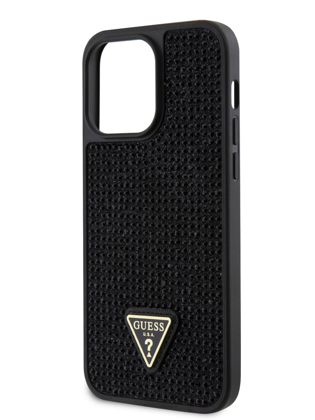 Чехол Guess для iPhone 14 Pro Max со стразами Black