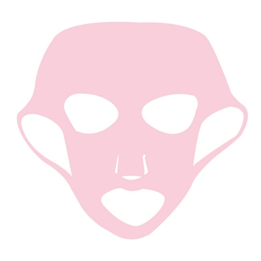 Kristaller Многоразовая силиконовая маска для лица KG-020, розовый 2пара 4шт многоразовая подтяжка груди соски крышка невидимая силиконовая прокладка для груди