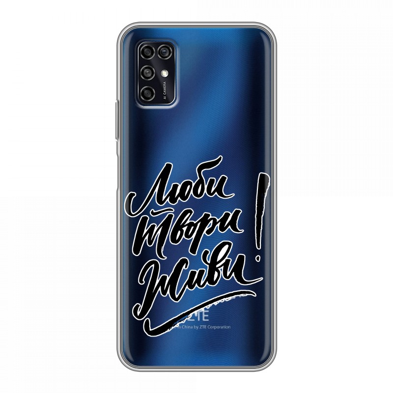 фото Прозрачный чехол для zte blade v2020 smart 100gadgets