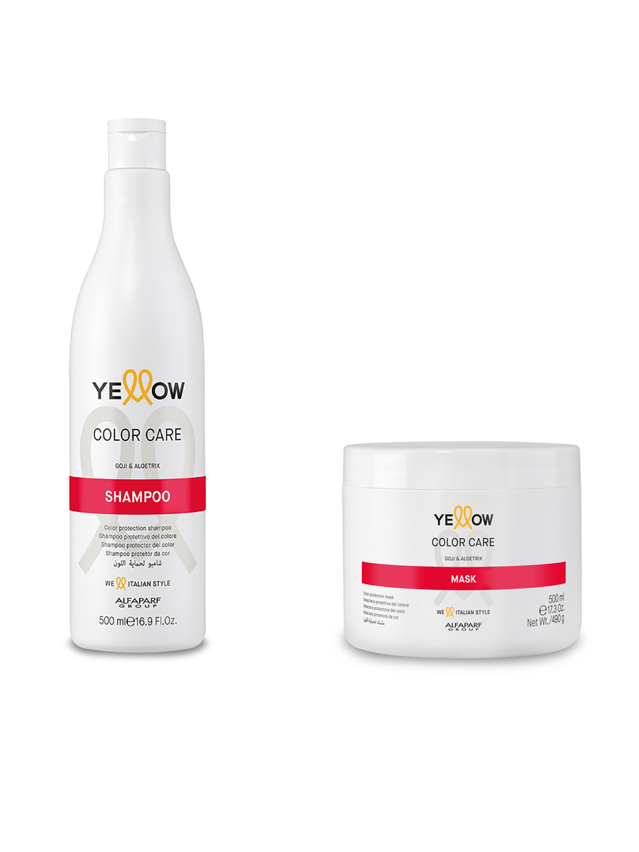 

Набор YELLOW для окрашенных волос COLOR CARE шампунь 500 мл + маска 500 мл, 17107.17109