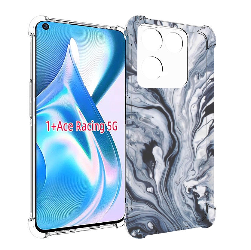 

Чехол MyPads серая краска для OnePlus Ace Racing, Прозрачный, Tocco