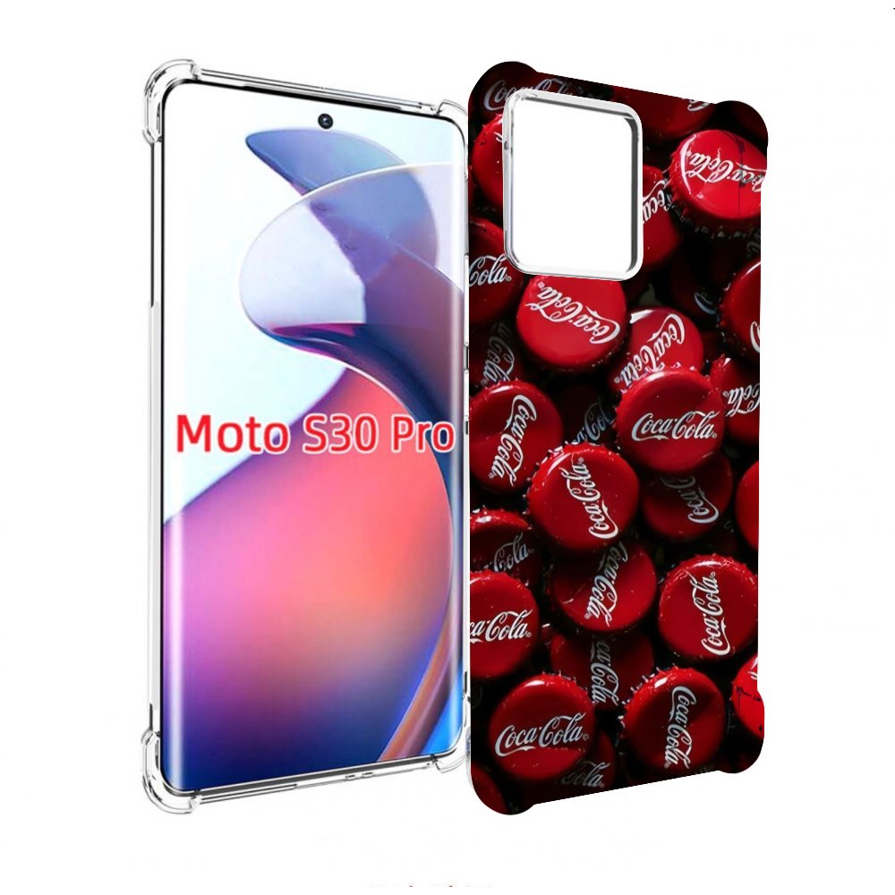 

Чехол MyPads крышки от кокаколы для Motorola Moto S30 Pro, Прозрачный, Tocco