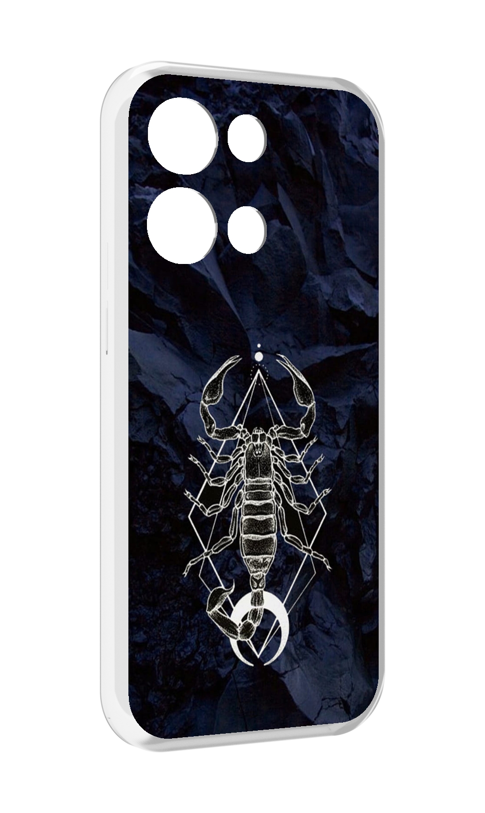 

Чехол MyPads знак зодиака скорпион 3 для OPPO Reno8 Pro, Прозрачный, Tocco