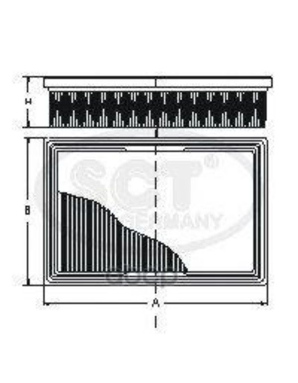 

Воздушный Фильтр Vw G1/G2 SCT арт. sb209, SB209