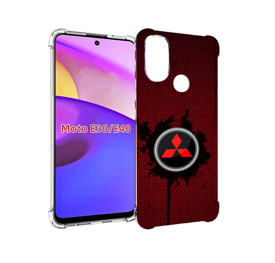 

Чехол бампер MyPads мицубиси mitsubishi 2 для Motorola Moto E30., Прозрачный, Tocco