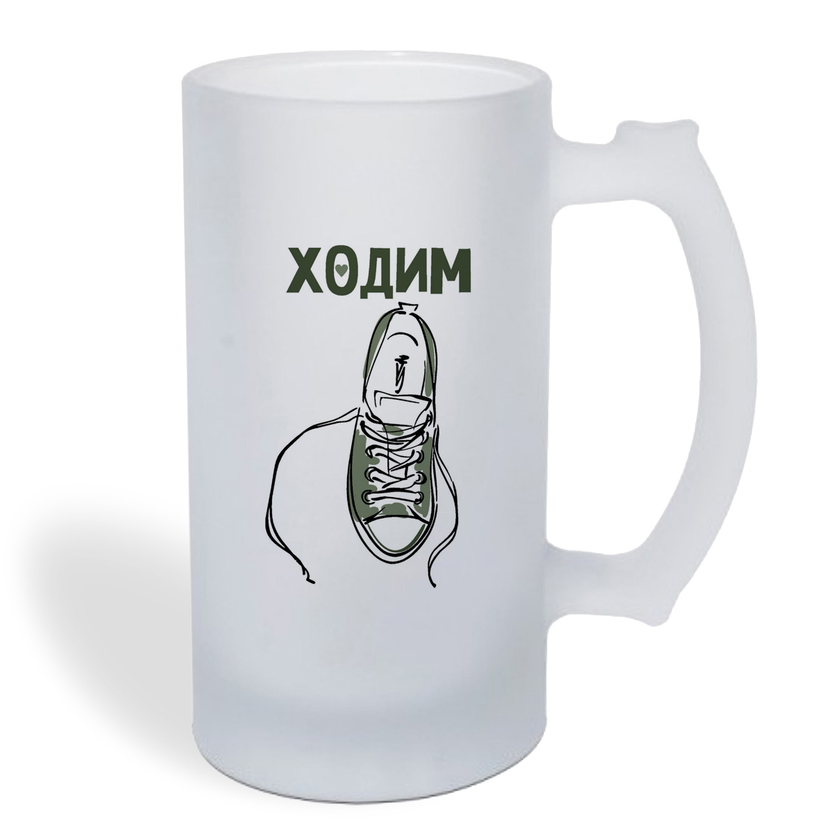 

Кружка пивная CoolPodarok Ходим парой