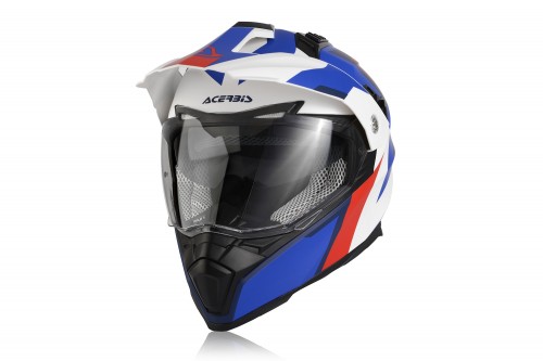 фото Acerbis шлем acerbis flip fs-606 white/blue/red l