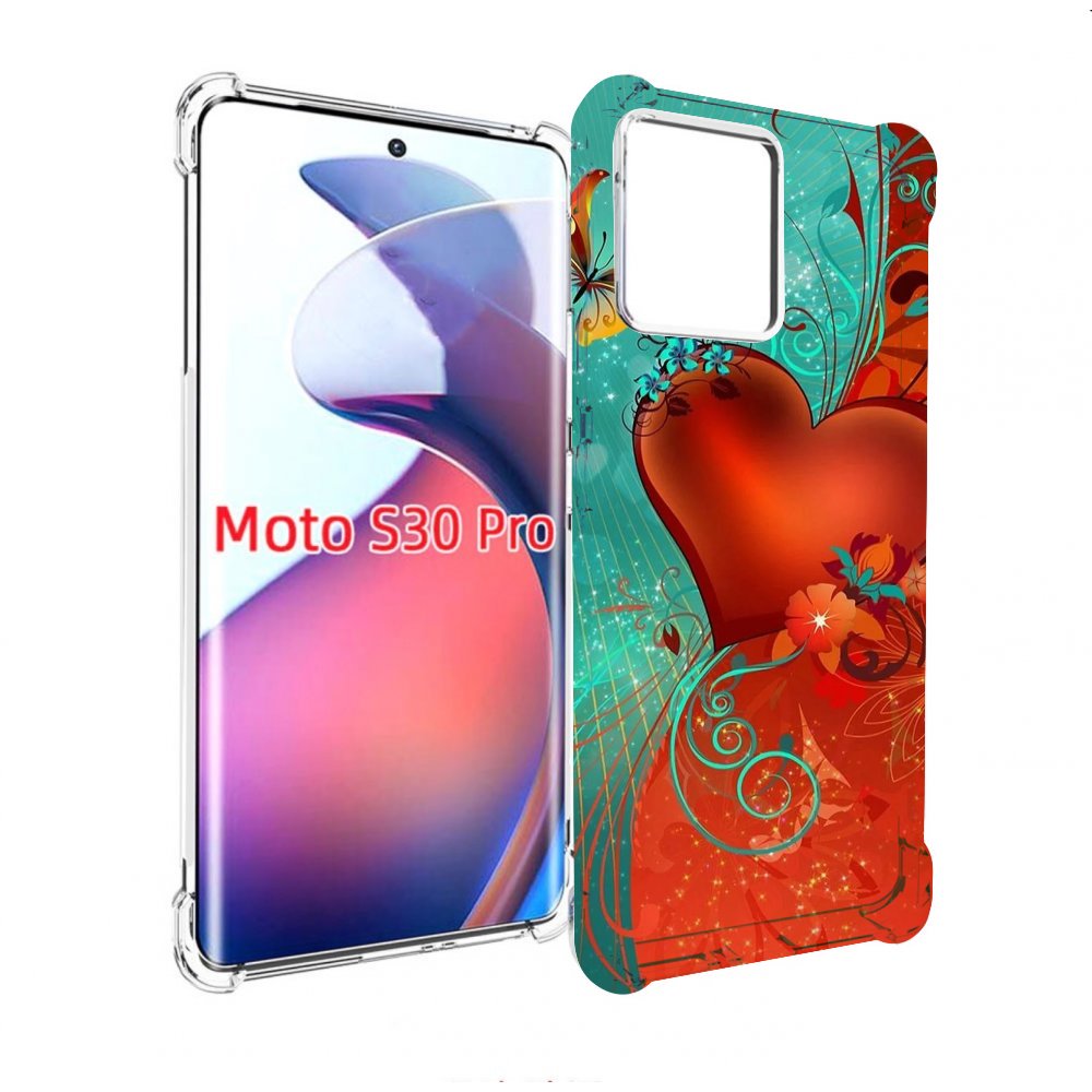 

Чехол MyPads красивые-яркие-сердечки для Motorola Moto S30 Pro, Прозрачный, Tocco