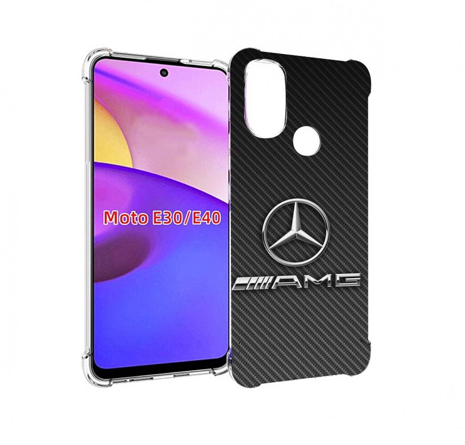 

Чехол бампер MyPads мерседес амг мужской для Motorola Moto E30., Прозрачный, Tocco