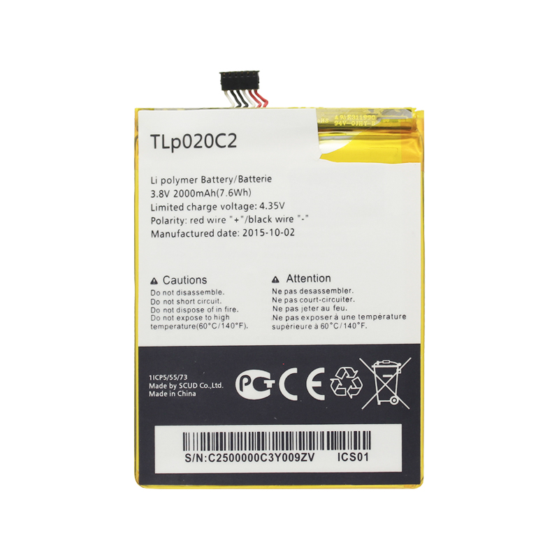 

Аккумуляторная батарея BaseMarket для Alcatel One Touch 6037Y Idol 2