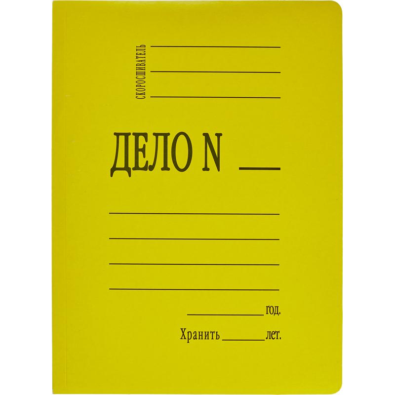

Скоросшиватель Attache картонный мел., 360 г/м., желтый, 8 штук