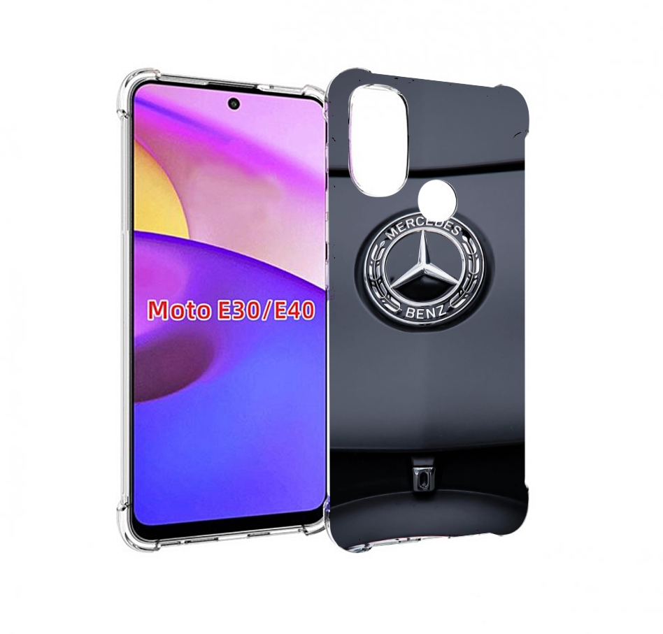 

Чехол бампер MyPads мерседес 7 мужской для Motorola Moto E30., Прозрачный, Tocco
