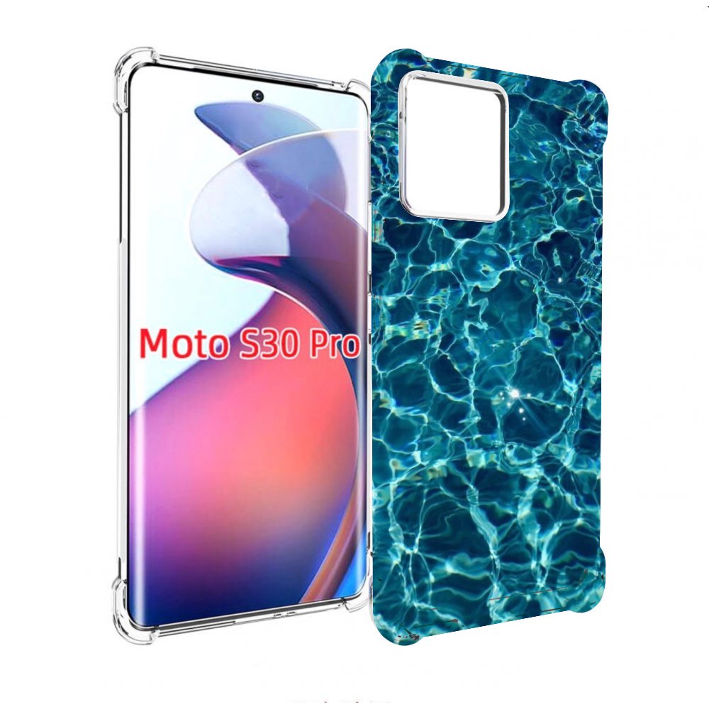 

Чехол MyPads красивая голубая вода для Motorola Moto S30 Pro, Прозрачный, Tocco