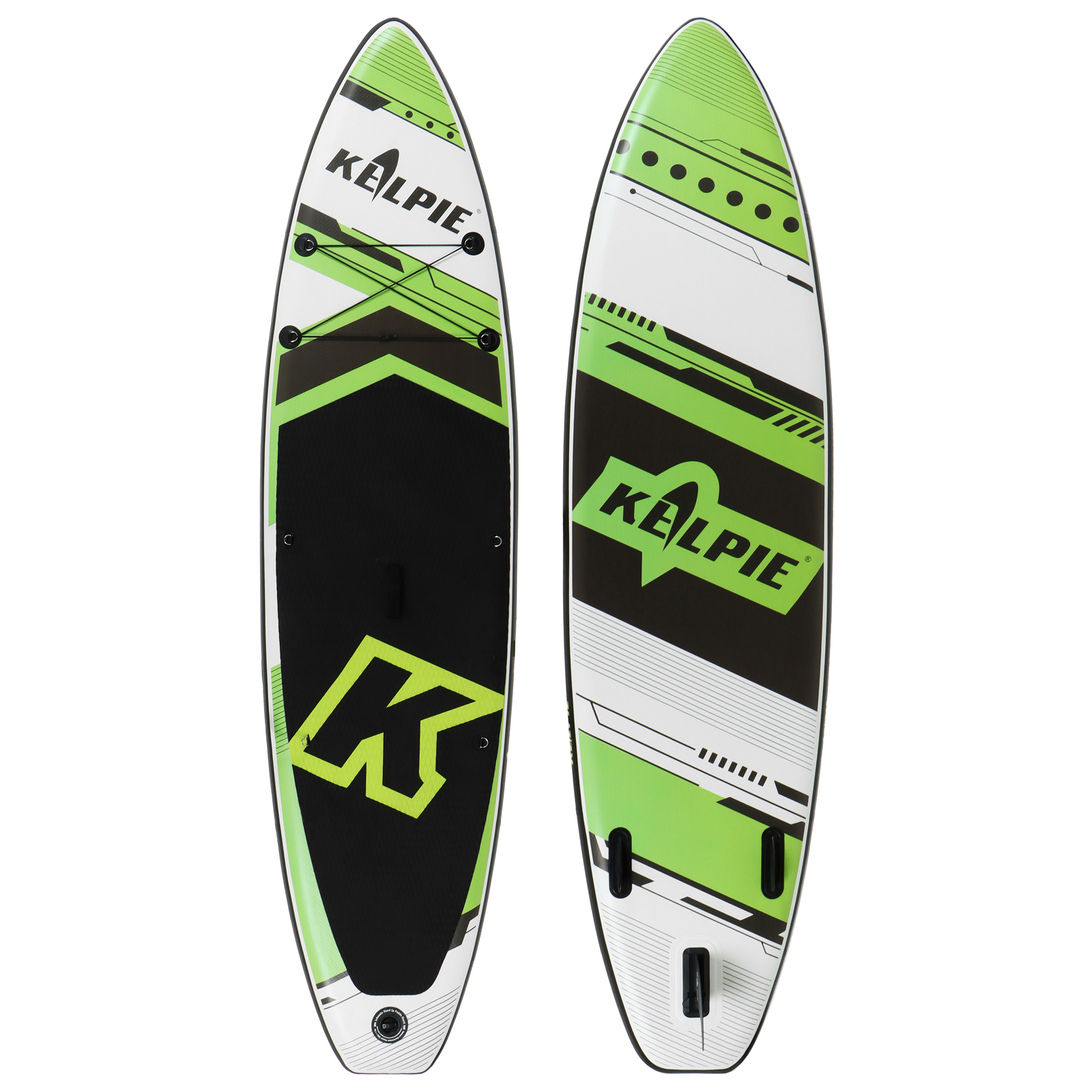 

SUP доска гоночная KELPIE 10.6", 320х80х15 см, Белый;желтый;черный