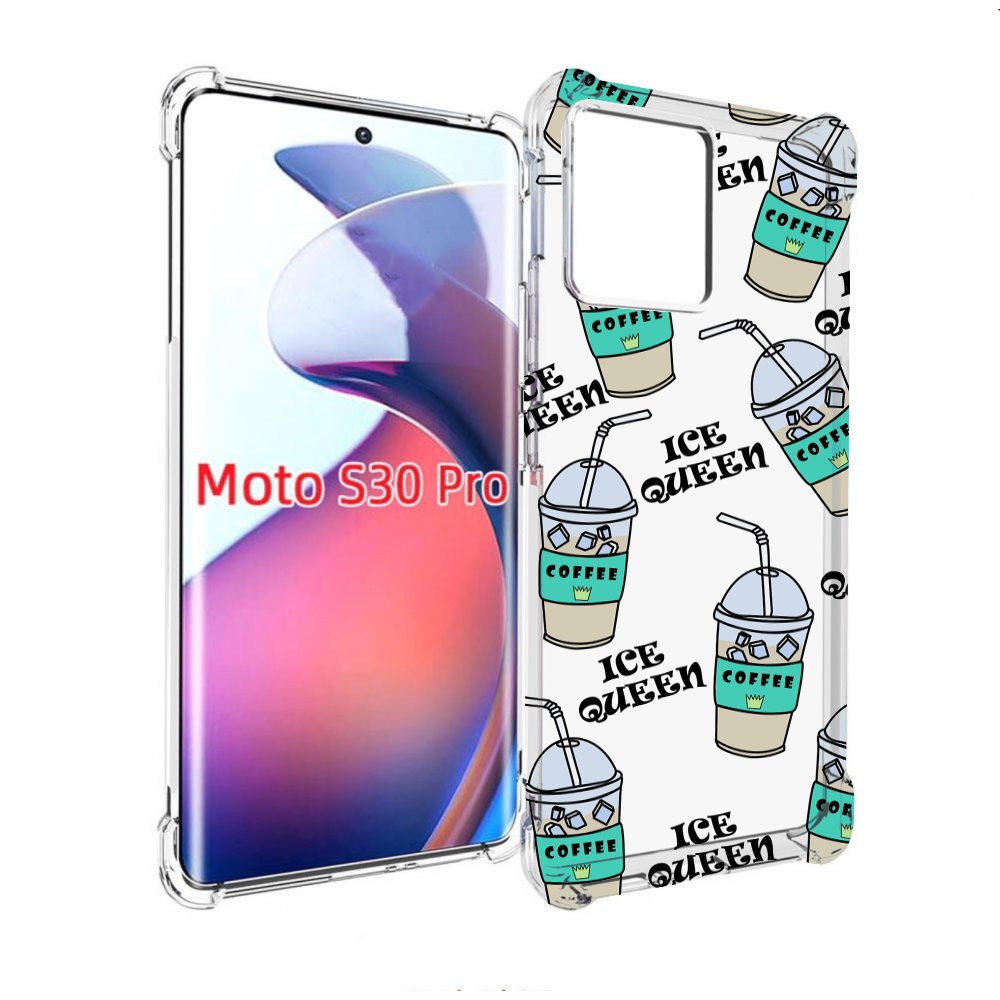 

Чехол MyPads кофе-с-льдом для Motorola Moto S30 Pro, Прозрачный, Tocco