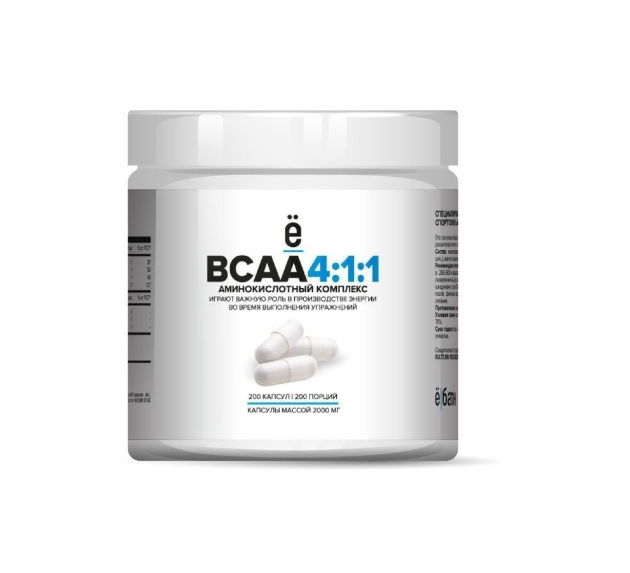 фото Bcaa 4:1:1 ёбатон 200 капсул ё|батон