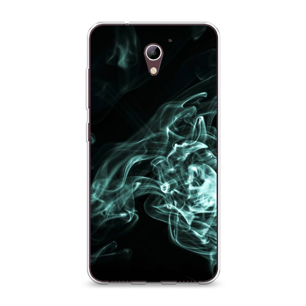 

Чехол на ZTE Blade A510 "Дым", Голубой;черный, 130150-3