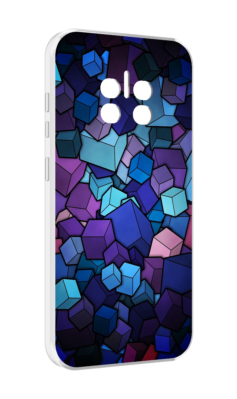

Чехол MyPads лепестки для Doogee V11, Прозрачный, Tocco