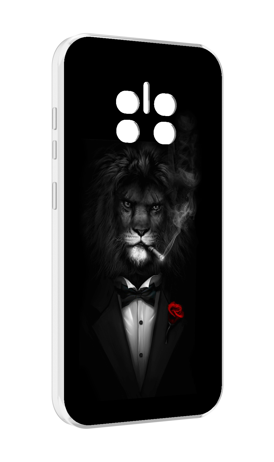 

Чехол MyPads лев-в-темноте-с-сигаретой мужской для Doogee V11, Прозрачный, Tocco