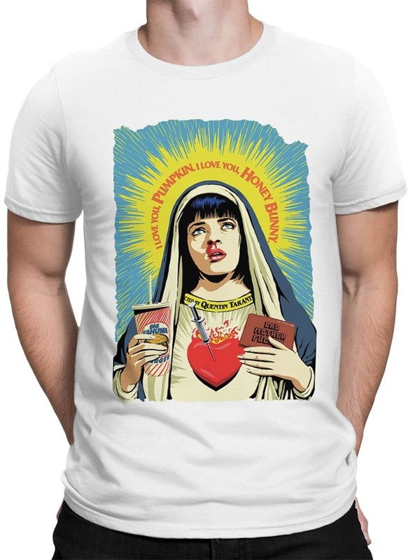 

Футболка мужская DreamShirts Studio Криминальное Чтиво - Миа Уоллес QUE-264896w-2 белая M, Белый, Криминальное Чтиво - Миа Уоллес QUE-264896w-2