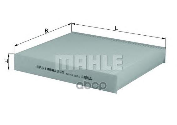 

Фильтр салонный Mahle/Knecht la472