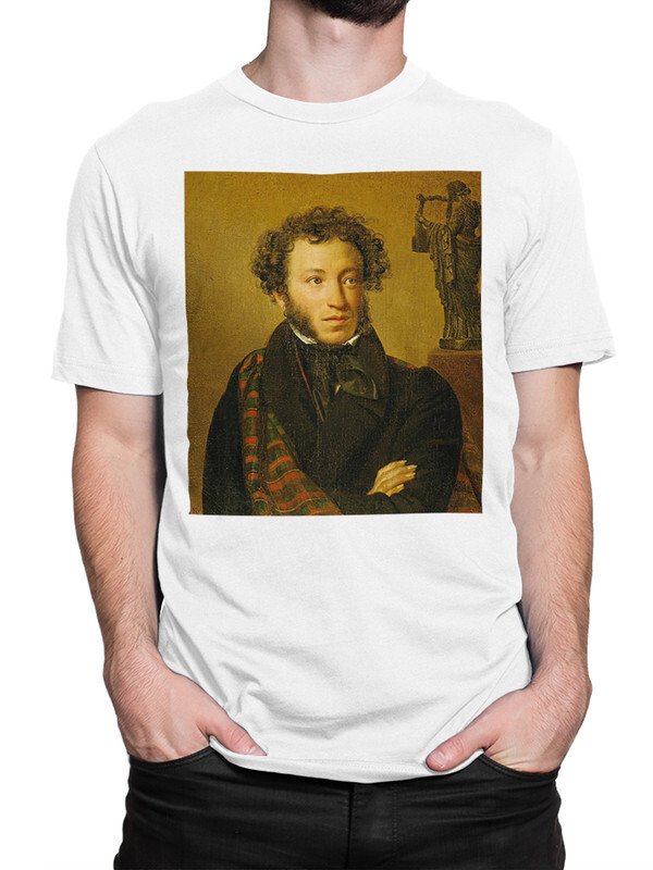 

Футболка мужская DreamShirts Studio Александр Пушкин PUS-988787-2 белая S, Белый, Александр Пушкин PUS-988787-2