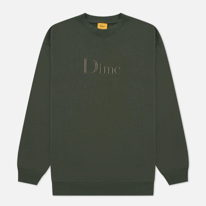 

Свитшот мужской Dime Logo Classic Crew Neck хаки XL, Logo Classic Crew Neck