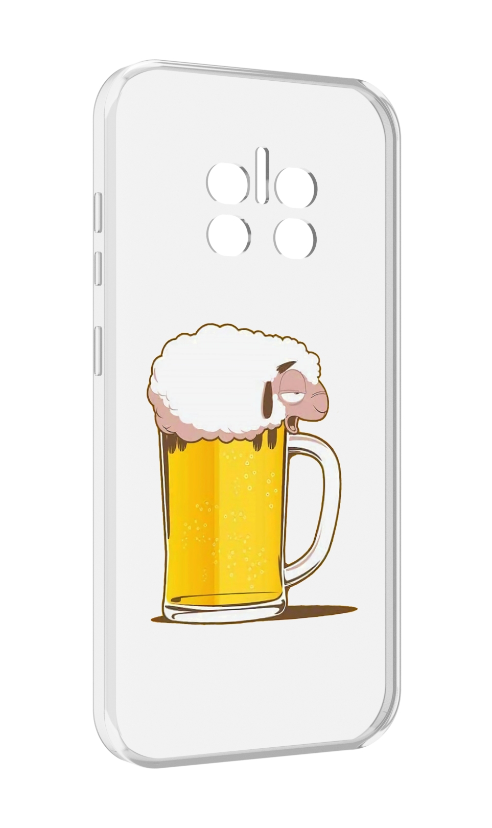 

Чехол MyPads кружка пива для Doogee V11, Прозрачный, Tocco