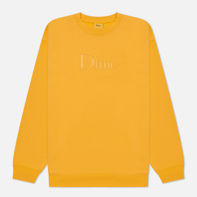 

Свитшот мужской Dime Logo Classic Crew Neck желтый XL, Logo Classic Crew Neck