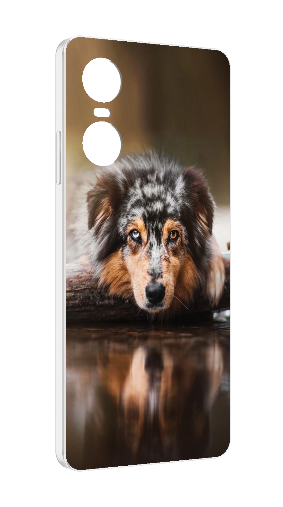 

Чехол Mypads АвстралииСкая Овчарка Для Tecno Pop 6 Pro, Прозрачный, Tocco