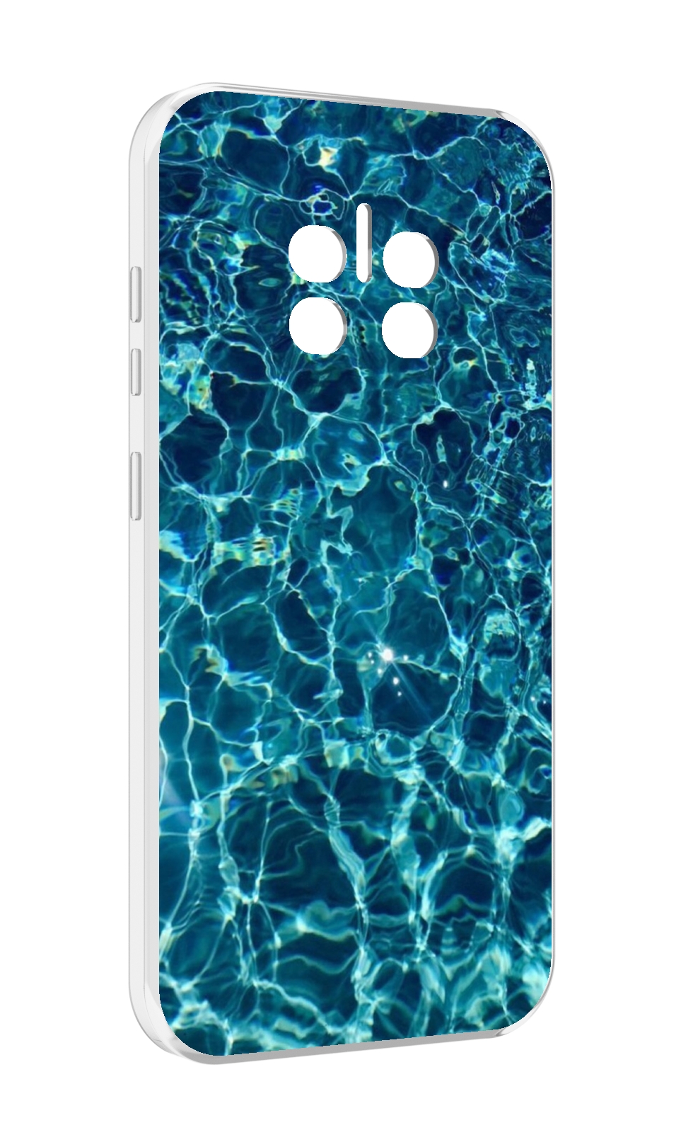 

Чехол MyPads красивая голубая вода для Doogee V11, Прозрачный, Tocco