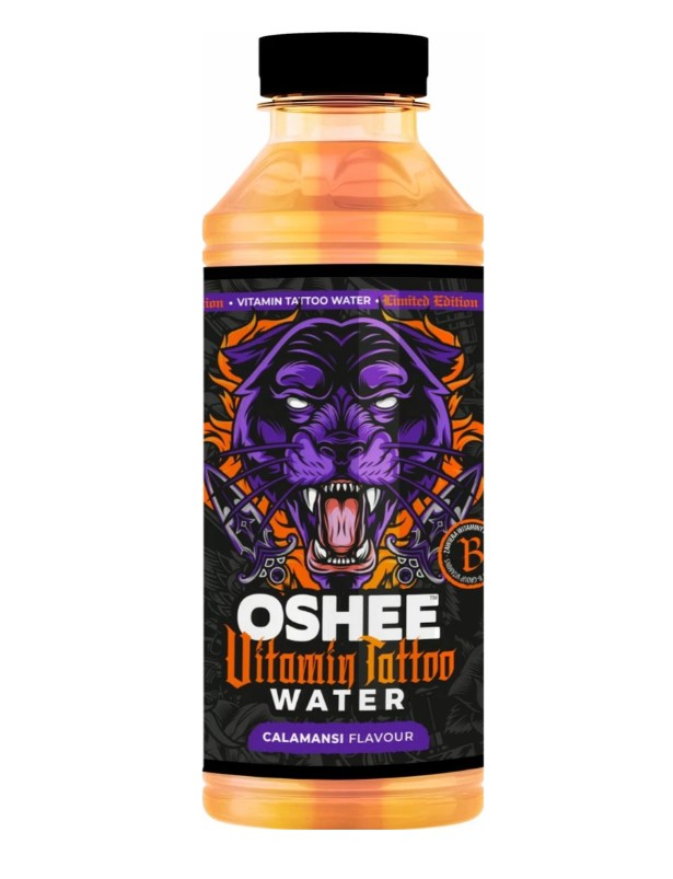 Вода витаминизированная Oshee Isotonic Water Tattoo Каламанси, 0,555 л х 6 шт