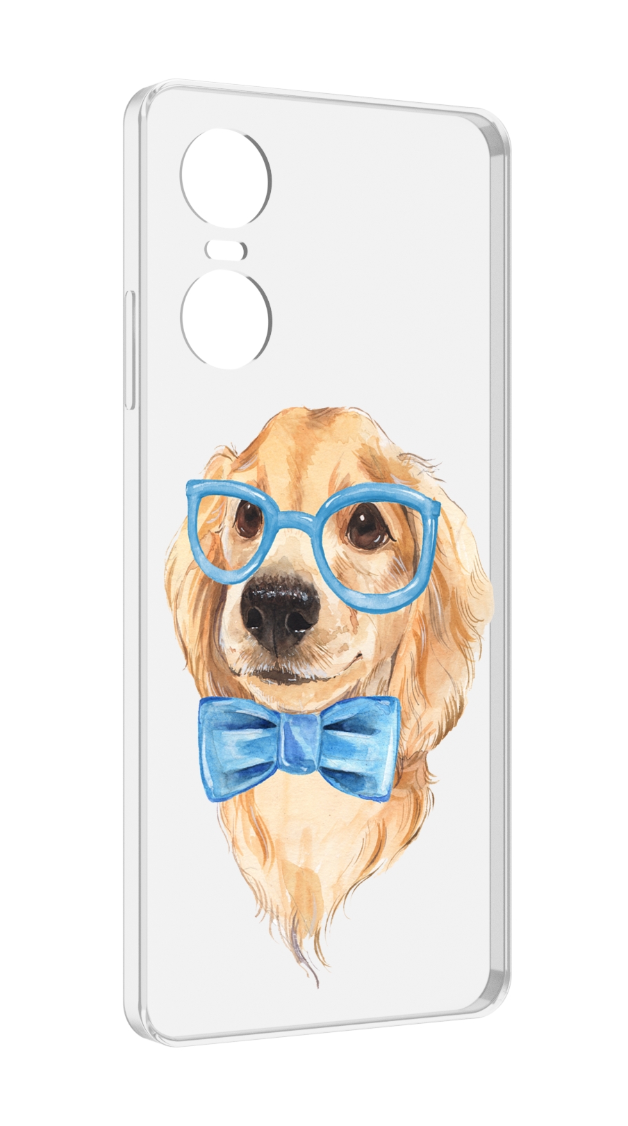 

Чехол Mypads Собака Интеллигент Для Tecno Pop 6 Pro, Прозрачный, Tocco