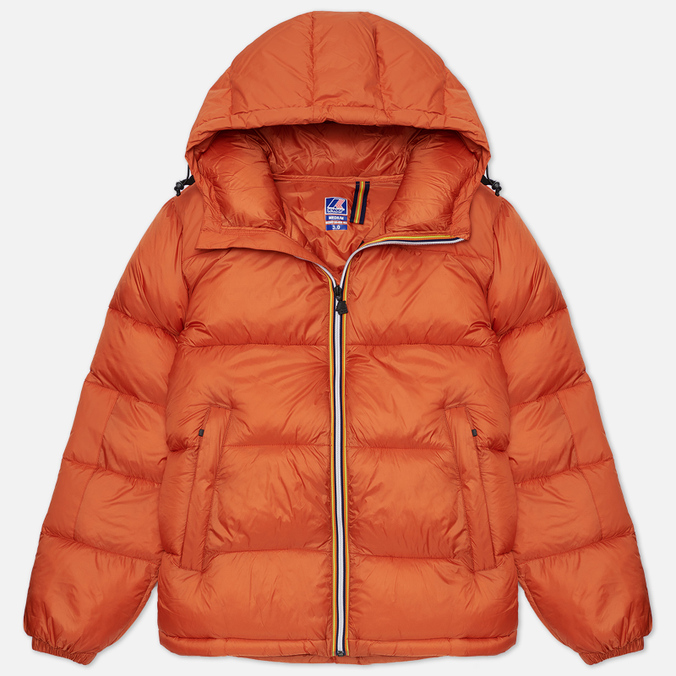 

Зимняя куртка мужская K-Way Le Vrai 3.0 Claude Heavy Warm оранжевая M, Le Vrai 3.0 Claude Heavy Warm