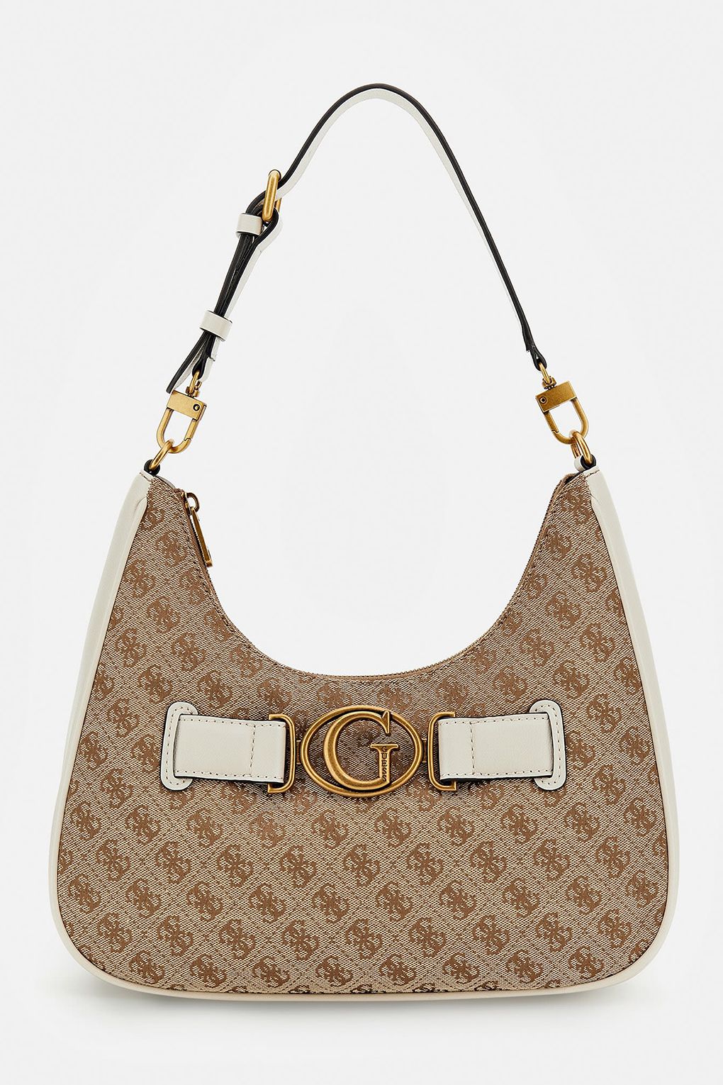

Сумка женская Guess HWJB84 14020, коричневый/молочный, HWJB84 14020