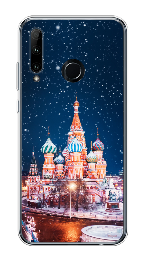 

Чехол на Honor 10i/20e/Huawei P Smart Plus 2019 "Москва 1", Коричневый;синий;белый, 69250-1