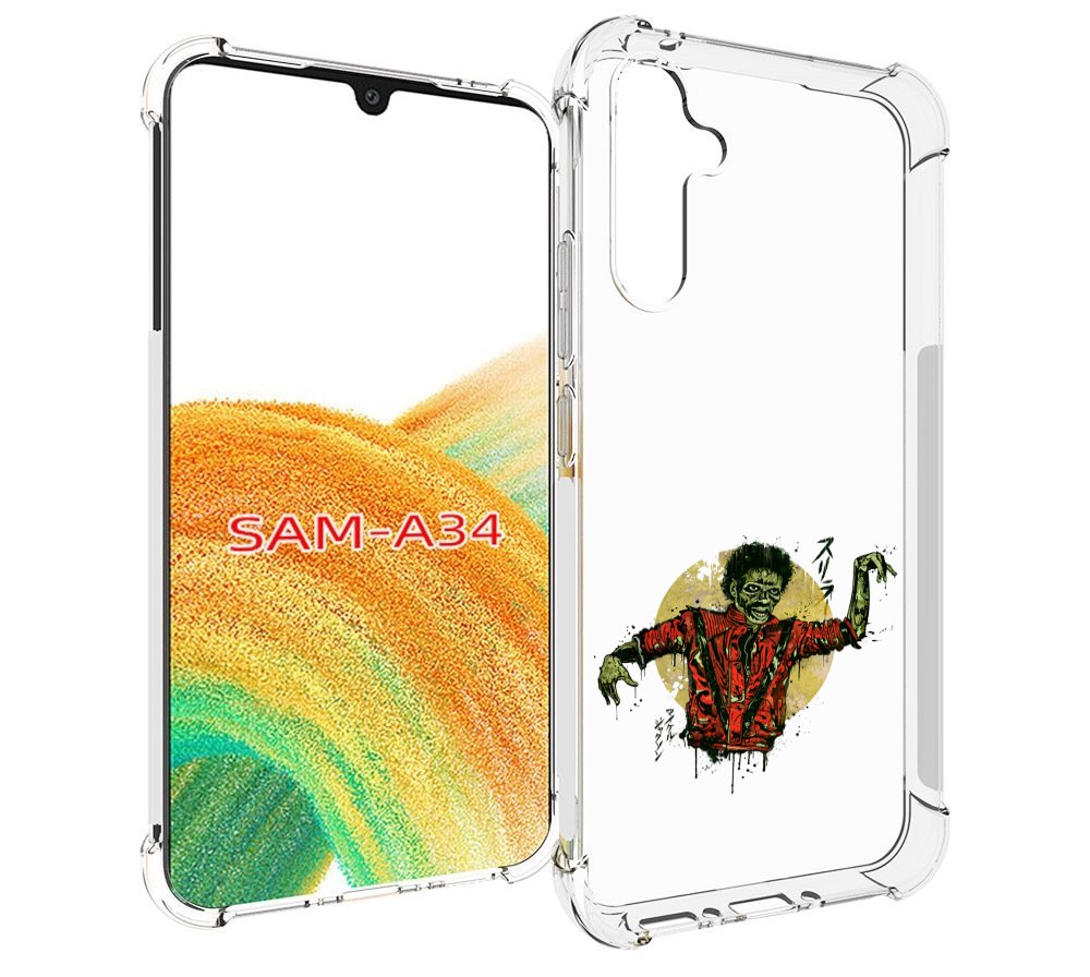 

Чехол MyPads Зомби для Samsung Galaxy A34, Tocco