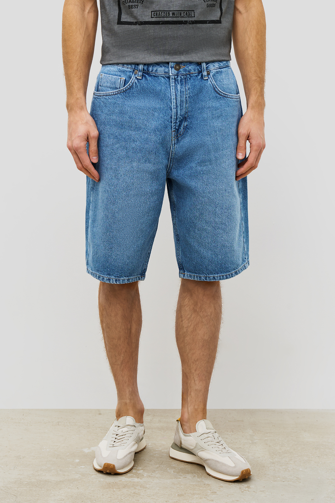 

Джинсовые шорты мужские Baon B8222016 голубые 36, Голубой, B8222016