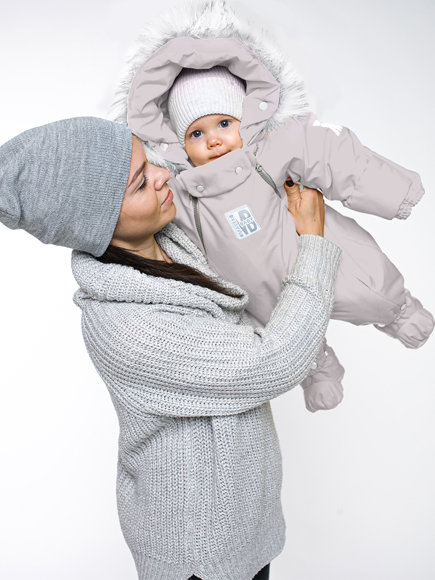 

Комбинезон детский Malek-Baby 163ШМ/2, бежевый, 80, 163ШМ/2