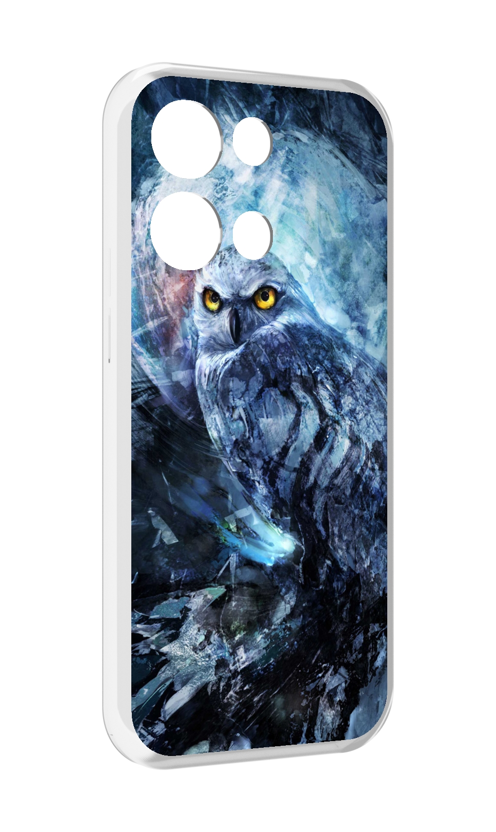 

Чехол MyPads замороженная-сова для OPPO Reno8 Pro, Прозрачный, Tocco