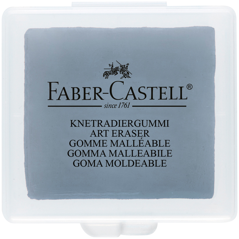 Ластик-клячка Faber-Castell формопласт 403510мм серый 447₽