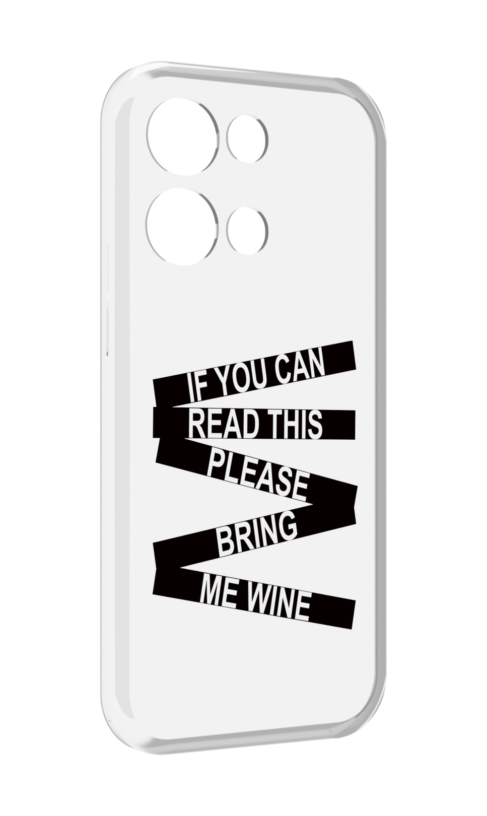 

Чехол MyPads если-ты-можешь-прочитать-это для OPPO Reno8 Pro, Прозрачный, Tocco