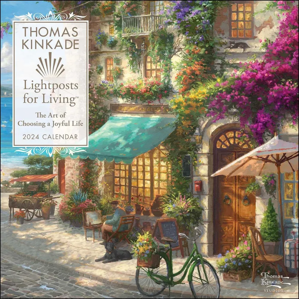 

Thomas Kinkade Lightposts for Living 2024 Wall Calendar. Kinkade, Thomas ; Thomas Kinkade